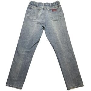 Twenty X Jeans Mens 34x32 Medium Wash Blue Regular Fit Straight Western Denim